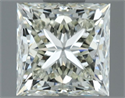 Natural Diamond 1.01 Carats, Princess with  Cut, J Color, VVS2 Clarity and Certified by IGI