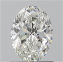 Diamante Natural 0.90 quilates, Ovalado , Color H, claridad SI1 y certificado GIA