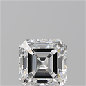 Diamante Natural 0.90 quilates, Asscher , Color E, claridad VVS1 y certificado GIA