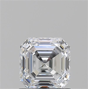 Picture of Natural Diamond 1.01 Carats, Asscher with  Cut, D Color, VS2 Clarity and Certified by GIA