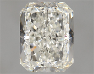 Picture of Natural Diamond 1.50 Carats, Radiant with  Cut, I Color, VVS1 Clarity and Certified by GIA