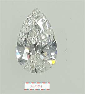 Picture of Natural Diamond 1.04 Carats, Pear with  Cut, G Color, SI1 Clarity and Certified by GIA
