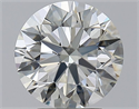 Natural Diamond 3.15 Carats, Round with Excellent Cut, I Color, VS1 Clarity and Certified by GIA