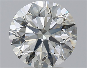 Picture of Natural Diamond 3.15 Carats, Round with Excellent Cut, I Color, VS1 Clarity and Certified by GIA