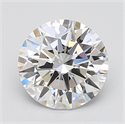Lab Grown Diamond 3.83 Carats, Round with Ideal Cut, E Color, IF Clarity and Certified by IGI