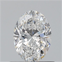 Natural Diamond 0.60 Carats, Oval with  Cut, E Color, VS1 Clarity and Certified by GIA
