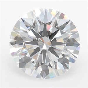 Picture of Lab Grown Diamond 2.28 Carats, Round with Ideal Cut, D Color, VVS2 Clarity and Certified by IGI