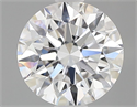 Lab Grown Diamond 1.05 Carats, Round with Ideal Cut, D Color, VS1 Clarity and Certified by IGI