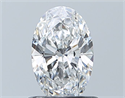 Diamante Natural 0.72 quilates, Ovalado , Color E, claridad VVS2 y certificado GIA