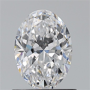 Picture of Natural Diamond 0.76 Carats, Oval with  Cut, D Color, VS2 Clarity and Certified by GIA