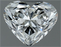 Natural Diamond 0.61 Carats, Heart with  Cut, I Color, VS2 Clarity and Certified by GIA