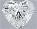 Diamante Natural 1.50 quilates, Corazón , Color J, claridad VVS1 y certificado IGI