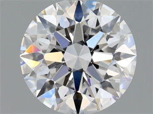 Picture of Natural Diamond 0.72 Carats, Round with Excellent Cut, D Color, VVS1 Clarity and Certified by GIA