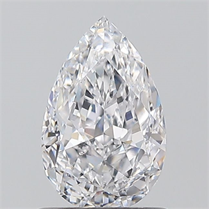 Picture of Natural Diamond 1.01 Carats, Pear with  Cut, D Color, SI1 Clarity and Certified by GIA