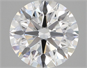 Lab Grown Diamond 3.02 Carats, Round with Ideal Cut, D Color, VVS2 Clarity and Certified by IGI