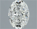 Diamante Natural 0.50 quilates, Ovalado , Color H, claridad SI1 y certificado GIA