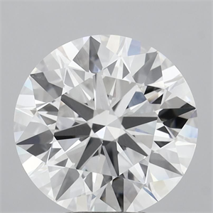 Picture of Lab Grown Diamond 4.73 Carats, Round with Ideal Cut, E Color, VVS2 Clarity and Certified by IGI