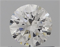 Natural Diamond 0.54 Carats, Round with Excellent Cut, E Color, SI2 Clarity and Certified by GIA