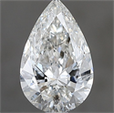 Diamante Natural 0.70 quilates, De pera , Color H, claridad I1 y certificado GIA