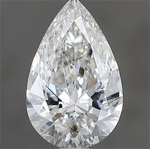 Foto Diamante Natural 0.70 quilates, De pera , Color H, claridad I1 y certificado GIA de
