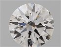 Natural Diamond 0.50 Carats, Round with Excellent Cut, F Color, SI1 Clarity and Certified by GIA