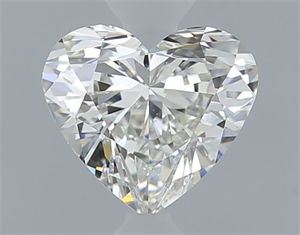 Picture of Natural Diamond 0.50 Carats, Heart with  Cut, I Color, VS2 Clarity and Certified by GIA