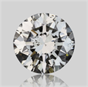 Natural Diamond 0.71 Carats, Round with Very Good Cut, K Color, SI1 Clarity and Certified by GIA