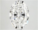 Natural Diamond 3.20 Carats, Oval with  Cut, D Color, FL Clarity and Certified by GIA
