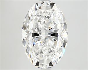 Picture of Natural Diamond 3.20 Carats, Oval with  Cut, D Color, FL Clarity and Certified by GIA