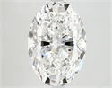Natural Diamond 3.20 Carats, Oval with  Cut, D Color, FL Clarity and Certified by GIA