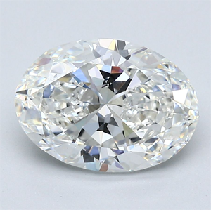 Picture of Natural Diamond 3.01 Carats, Oval with  Cut, G Color, VS2 Clarity and Certified by GIA