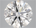 Lab Grown Diamond 3.92 Carats, Round with Ideal Cut, D Color, VS2 Clarity and Certified by IGI
