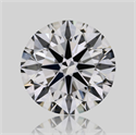 Natural Diamond 0.71 Carats, Round with Excellent Cut, D Color, VVS2 Clarity and Certified by GIA