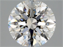 Natural Diamond 2.37 Carats, Round with Excellent Cut, H Color, VVS1 Clarity and Certified by GIA