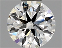 Diamante Natural 0.41 quilates, Redondo , Color I, claridad VVS1 y certificado GIA