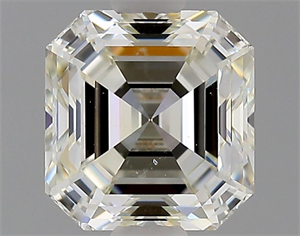 Foto Diamante Natural 1.09 quilates, Asscher , Color K, claridad SI1 y certificado GIA de