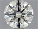 Natural Diamond 0.81 Carats, Round with Excellent Cut, J Color, VS2 Clarity and Certified by GIA