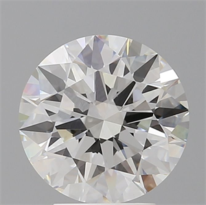 Picture of Lab Grown Diamond 3.60 Carats, Round with Ideal Cut, F Color, VVS2 Clarity and Certified by IGI