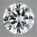 Lab Grown Diamond 5.95 Carats, Round with Excellent Cut, E Color, VVS2 Clarity and Certified by IGI