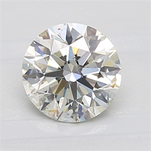Picture of Natural Diamond 1.02 Carats, Round with Very Good Cut, I Color, SI2 Clarity and Certified by IGI