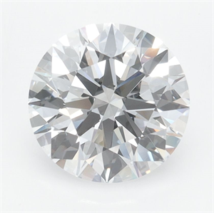 Picture of Lab Grown Diamond 2.53 Carats, Round with Ideal Cut, D Color, VVS1 Clarity and Certified by IGI