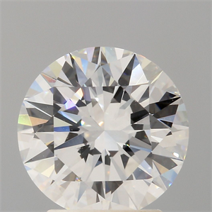 Picture of Lab Grown Diamond 2.10 Carats, Round with Excellent Cut, E Color, VS2 Clarity and Certified by GIA