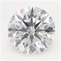 Del inventario de diamantes de laboratorio, 4.08 quilates, Redondo , Color D, claridad IF y certificado IGI