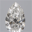 Diamante Natural 0.42 quilates, De pera , Color E, claridad VVS1 y certificado GIA