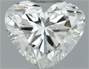 Natural Diamond 0.31 Carats, Heart with  Cut, I Color, VS2 Clarity and Certified by GIA
