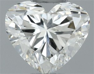 Picture of Natural Diamond 0.31 Carats, Heart with  Cut, I Color, VS2 Clarity and Certified by GIA