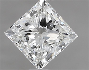 Picture of Natural Diamond 0.90 Carats, Princess with  Cut, G Color, VS2 Clarity and Certified by IGI