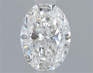 Picture of Natural Diamond 0.50 Carats, Oval with  Cut, F Color, SI2 Clarity and Certified by GIA