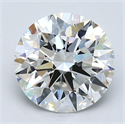 Natural Diamond 2.03 Carats, Round with Excellent Cut, G Color, VVS2 Clarity and Certified by GIA