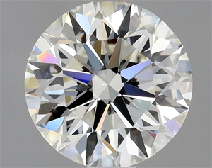 Picture of Natural Diamond 0.90 Carats, Round with Excellent Cut, I Color, VS1 Clarity and Certified by GIA
